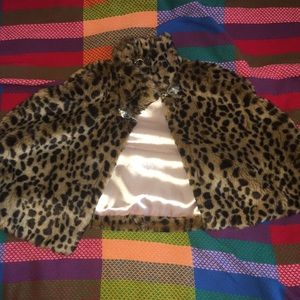 Faux Fur shoulder cap